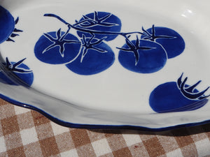 Ceramic Platter with Tomatoes