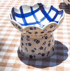 Handmade Ceramic Pedestal Bowl