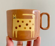 Load image into Gallery viewer, Handmade Ceramic Cup- Cat

