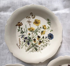 Side Plates (Set of 4)- Wild Flowers Themed