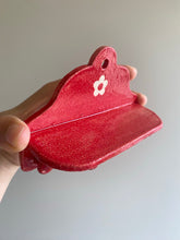 Load image into Gallery viewer, Handmade Ceramic Wall Hanging Shelf- Red
