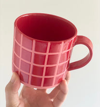 Load image into Gallery viewer, Handmade Ceramic Mug-Red and pink
