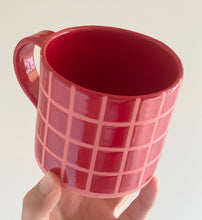 Load image into Gallery viewer, Handmade Ceramic Mug-Red and pink
