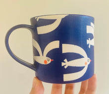 Load image into Gallery viewer, Handmade Ceramic Mug-Dark Blue
