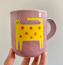 Load image into Gallery viewer, Handmade Ceramic Cup- Cat
