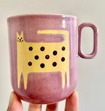 Load image into Gallery viewer, Handmade Ceramic Cup- Cat
