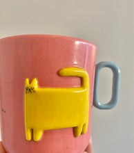 Load image into Gallery viewer, Handmade Ceramic Cup- Cat
