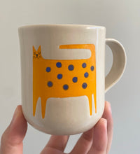 Load image into Gallery viewer, Handmade Ceramic Cup- Cat
