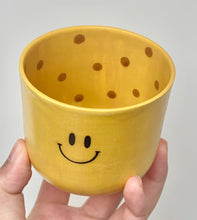 Load image into Gallery viewer, Handmade Ceramic Cup- Smily Face
