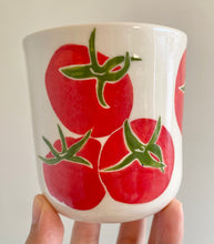 Load image into Gallery viewer, Handmade Ceramic Cup- Tomatoes
