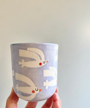 Load image into Gallery viewer, Handmade Ceramic Cup- Birds
