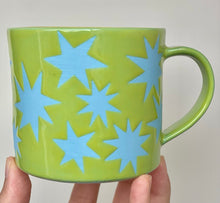 Load image into Gallery viewer, Handmade Ceramic Mug-Stars
