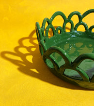 Load image into Gallery viewer, Handmade Ceramic Fruit Basket-Green
