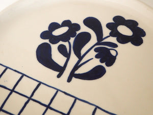 Large Plates- Blue and White