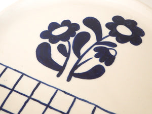 Large Plates- Blue and White