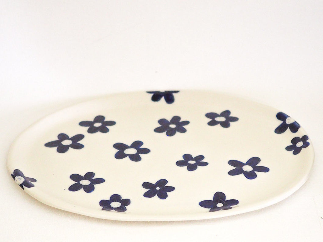 Platter- Blue and White Themed